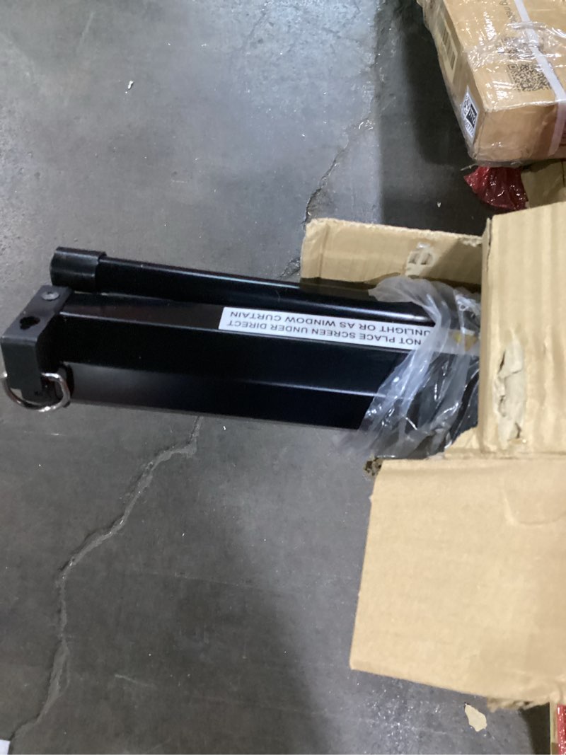 Condition photo showing Good Condition for Elite Screens Manual Series, 100-INCH 16:9, Pull Down Manual Projector Screen with AUTO LOCK, Movie Home Theater 8K / 4K Ultra HD 3D Ready, 2-YEAR WARRANTY, M100UWH, 16:9, Black 16:9, aspect ratio 100"
