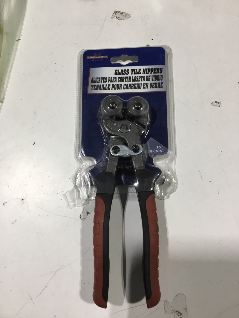 Condition photo showing Good Condition for MARSHALLTOWN Glass Tile Nippers, Round Blades, Soft Grip Handle, TN3
