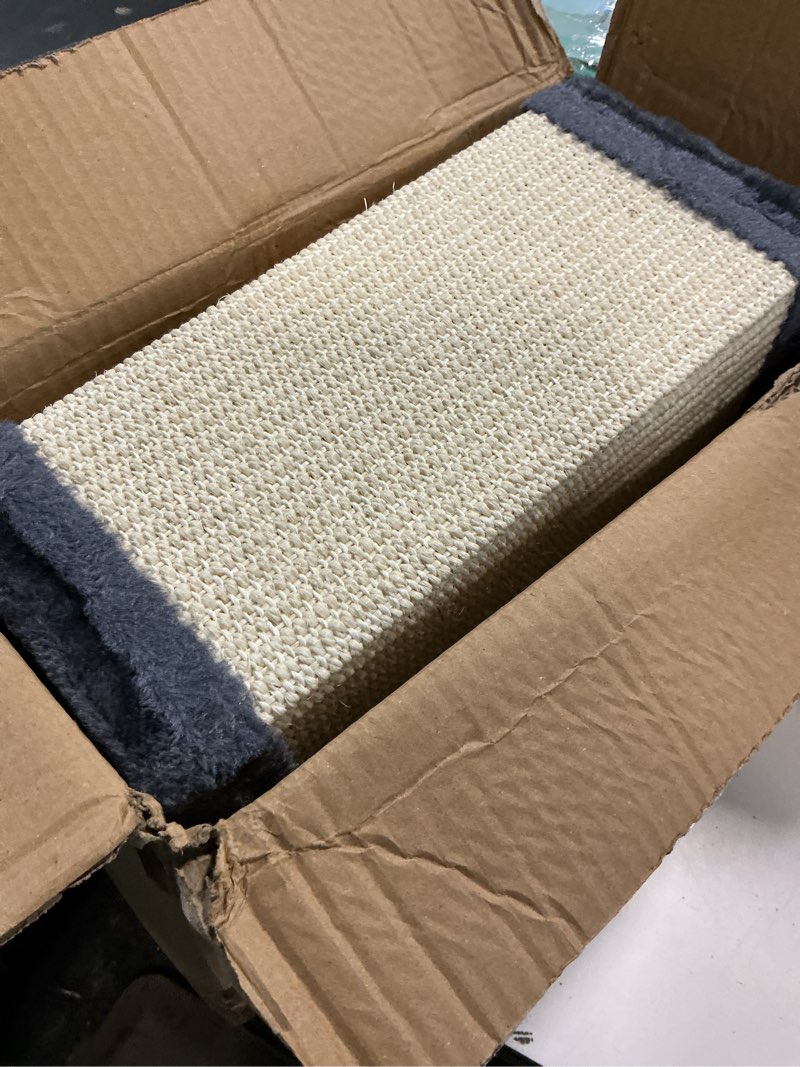 Condition photo showing Good Condition for cat scratching post, 32 inch cat scratching posts for large cats, scratching posts for indoor cats adults, cat scratch post with nature sisal, deep gray deep gray scratcher only