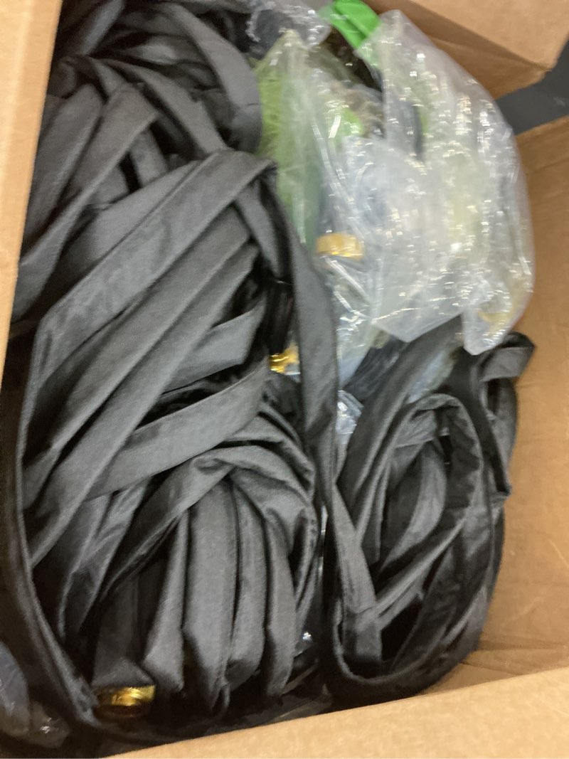 Condition photo showing As Is for mixc 2026 thickened flat soaker hose 200ft with copper joint, saving 80% water, aluminum seal, 1mm hose, 360°swival handle, hole pressure relief gasket, drip kit for vegetable garden, lawn, flower bed 200ft?4pack*50ft?