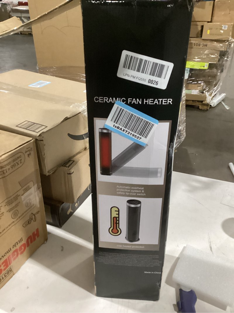 Condition photo showing New/Like New for Space Heater for Indoor Use with Remote - 70° Oscillating Tower Electric Heater, 24 Inchs, 12H Timer, 1500W Quiet PTC Ceramic Heating with Thermostat, Fast Safety Heat for Office, Home, Bedroom