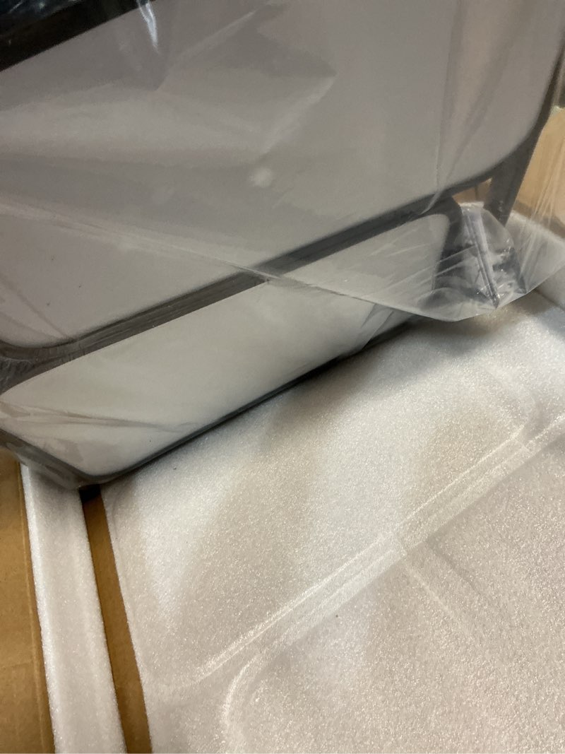 Condition photo showing Good Condition for oranoor modern led ceiling light fixture, 60w 6000k black square flush mount ceiling lights, 15.7'' rectangle bedroom ceiling lamp led chandelier for kitchen hallway laundry living room (cool white) cool white-square-not dimmable