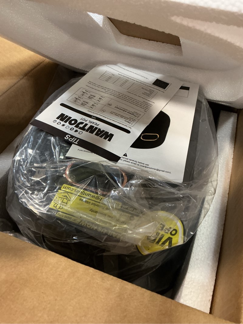 Condition photo showing Good Condition for WantJoin Boba Maker Machine Commercial Boba Cooker Commercial Boba Pearl Maker for Bubble Tea Milk Tea Boba Pot for Tapioca Pearls for Restaurants Milk Tea Stores Dessert Stores Lounge Bars 110V