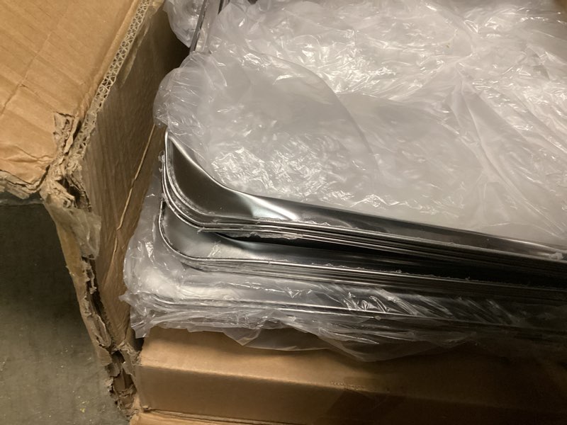 Condition photo showing As Is for Chafing Dishes for Buffet Set: Chafers for Catering - Chafing Dish Buffet Set with Lids | Chafers and Buffet Warmers Sets | Serving Food Warmer | Chafers Servers Sets