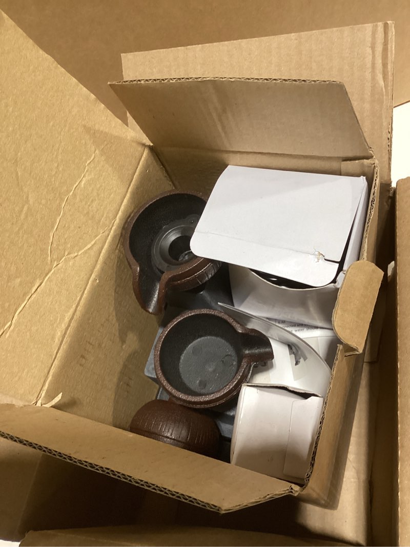 Condition photo showing New/Like New for Tabletop Fountain 4 Level Tabletop Waterfall Indoor Meditation Fountain Office Home Relax Desktop Waterfall Pool Includes Many Natural River Rocks LED Lights Fixed Decorative Bubble Ball1