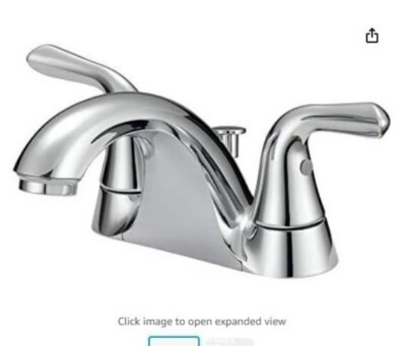 Project Source Chrome 2-Handle 4-in Centerset WaterSense Bathroom