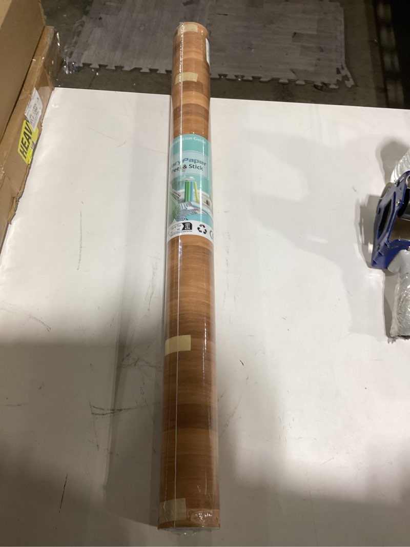 Condition photo showing Good Condition for varypaper 15.7''x78.7'' butcher block contact paper peel and stick countertops waterproof wallpaper removable self adhesive wood grain vinyl wrap for cabinets table desk walls