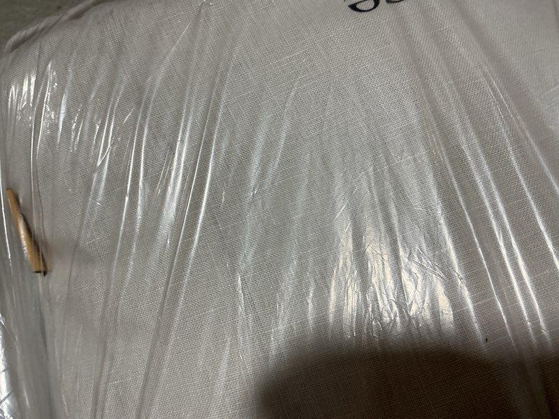 Condition photo showing As Is for european linen duvet cover