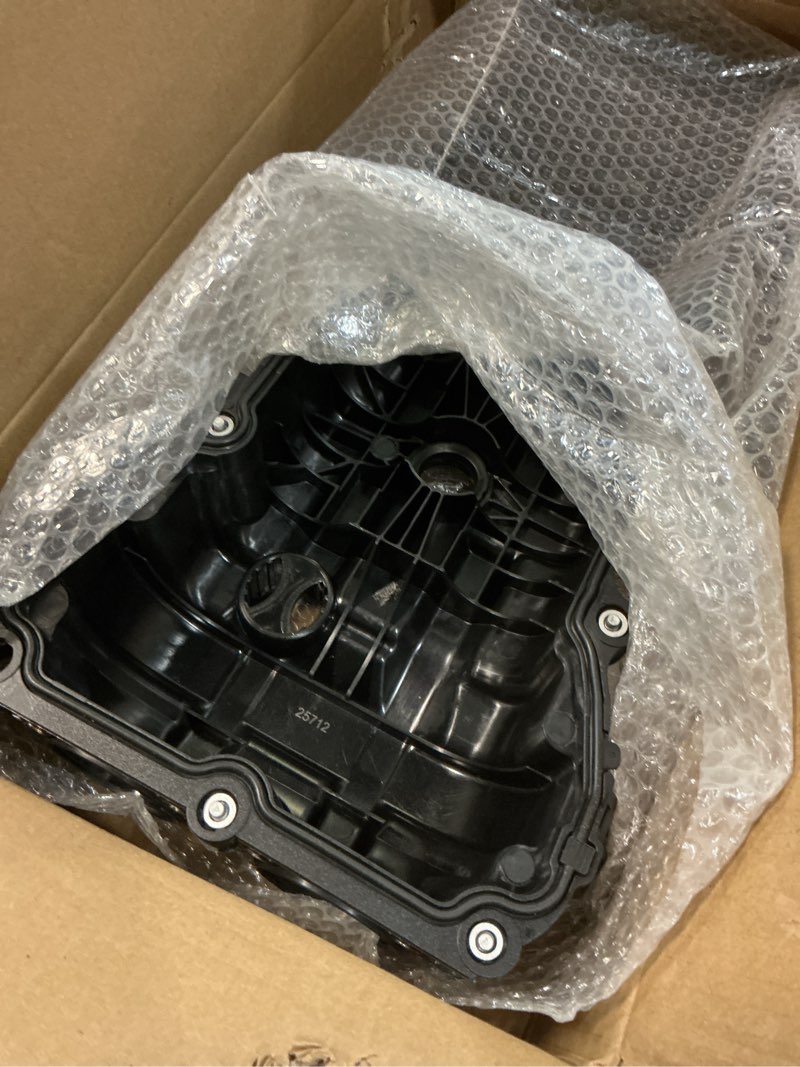 Condition photo showing Good Condition for mitzone valve cover left side compatible with 2011-2020 dodge chrysler jeep ram 3.2l 3.6l v6 vehicles - grand cherokee wrangler journey grand caravan town country 1500 replaces 5184069an black