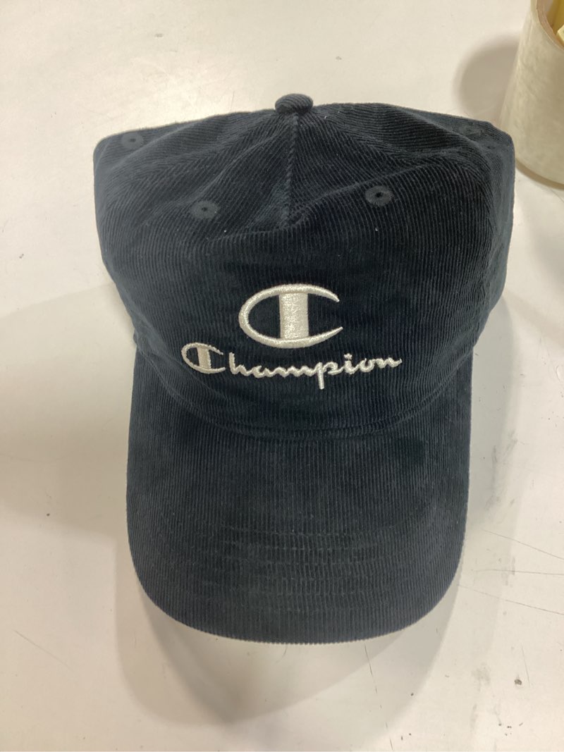 Condition photo showing New/Like New for champion adult hobby corduroy baseball hat - black