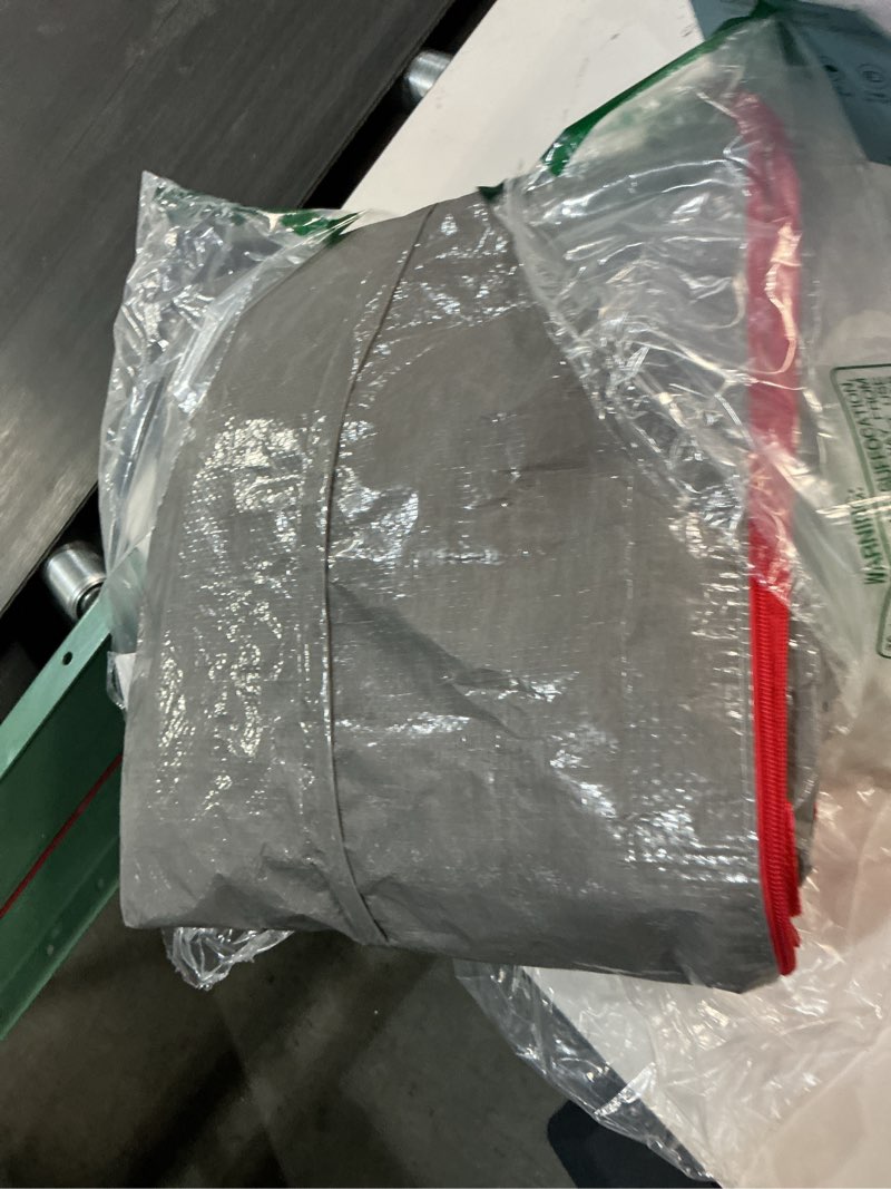 Condition photo showing item condition for Zober Large Christmas Tree Storage Bag - Fits 9 Ft Artificial Trees - Plastic, Waterproof Christmas Tree Bag For Storage Box For Xmas - Strong, Durable Handles - Label Card Slot - Gray Gray 9 ft