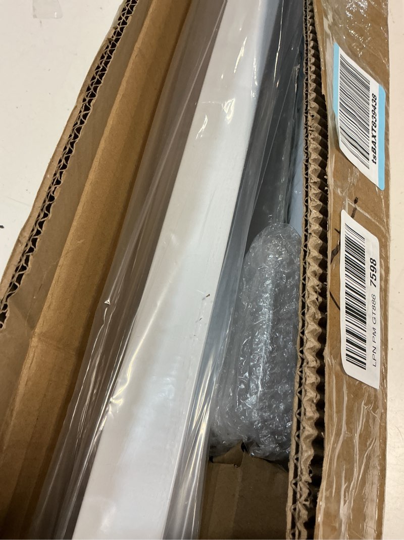 Condition photo showing Good Condition for handrails for outdoor steps & indoor stair railing kit, 1-2 steps safety hand rail for porch & deck white-straight 2 step 1