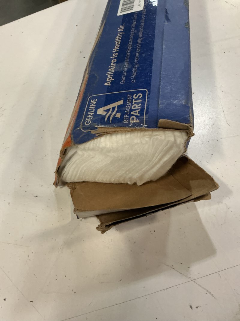 Condition photo showing As Is for aprilaire 213 replacement filter for aprilaire whole house air purifiers - merv 13, healthy home allergy, 20x25x4 air filter (pack of 1)
