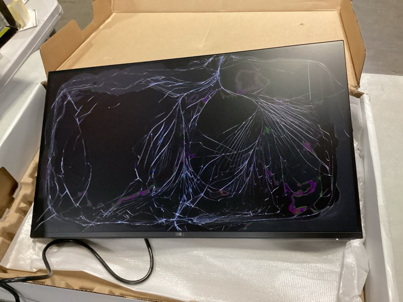 Condition photo showing As Is for Dell S2425HS Monitor - 23.8 Inch, FHD (1920x1080) Display, 100Hz Refresh Rate 1500:1 Contrast Ratio, TÜV Rheinland Eye Comfort 4 Star, Integrated 2x5W Speaker, Height/Tilt/Swivel/Pivot - Ash White 23.8 Inches S2425HS