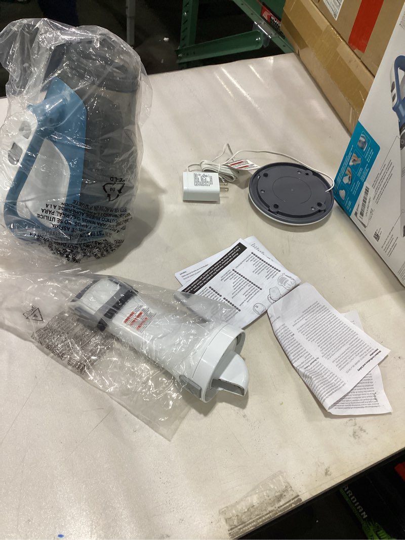 Condition photo showing As Is for BLACK+DECKER dustbuster AdvancedClean Handheld Vacuum Cordless, Compact Home and Car Vacuum with Crevice Tool ,Rotating Nozzle and Charging Station, Large Dust Bowl (CHV1410L)