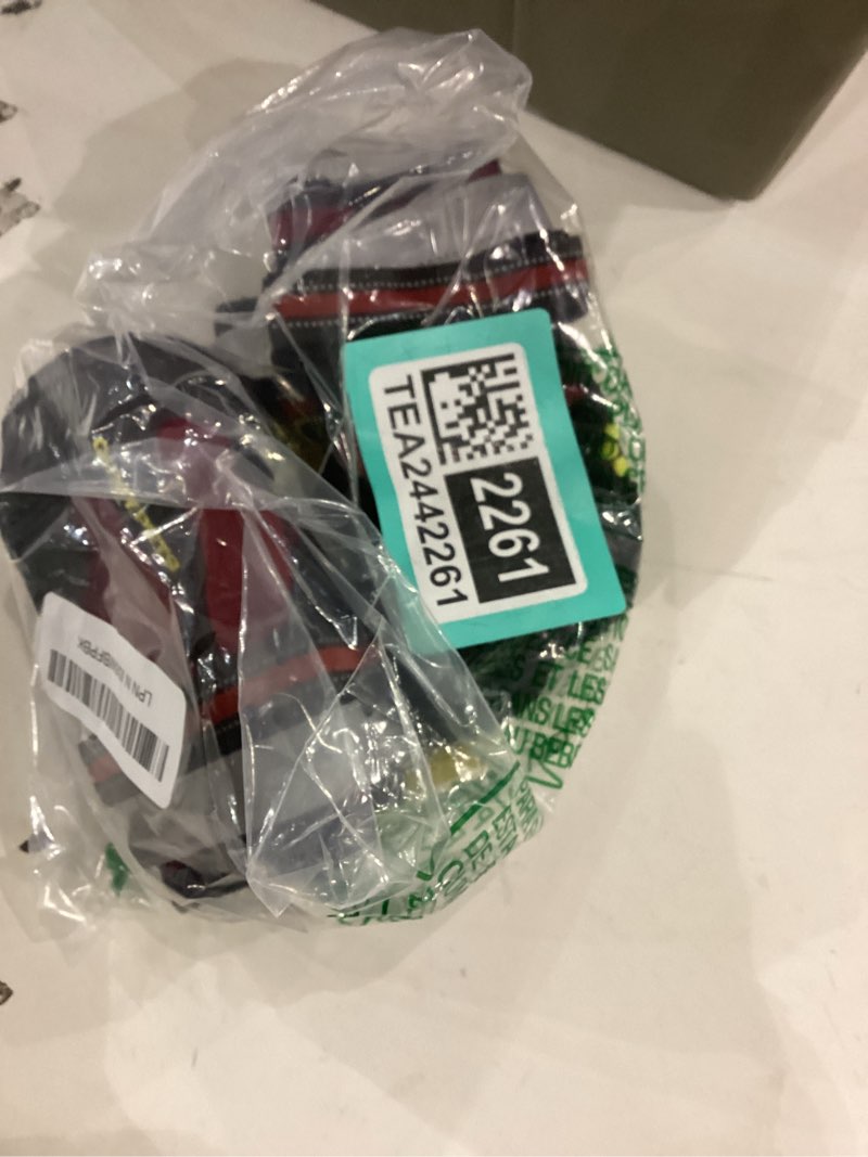 Condition photo showing New/Like New for QUMY Dog Shoes for Large Dogs, Medium Dog Boots & Paw Protectors for Winter Snowy Day, Summer Hot Pavement, Water-Resistant in Rainy Weather, Outdoor Walking, Indoor Hardfloors Skid-Resistant Sole Red Size 5: 2.4''x2.8''(W*L) (Pack of 4)