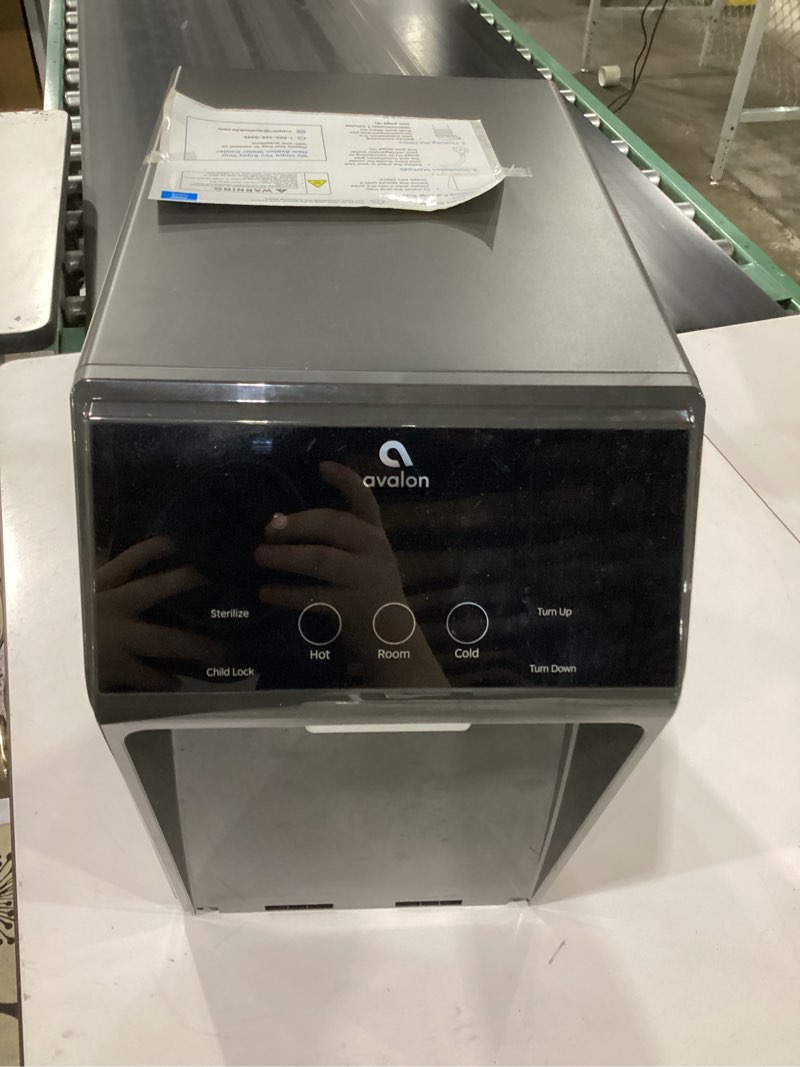 Condition photo showing As Is for not tested***** avalon electric touch countertop bottleless water cooler water dispenser - 3 temperatures