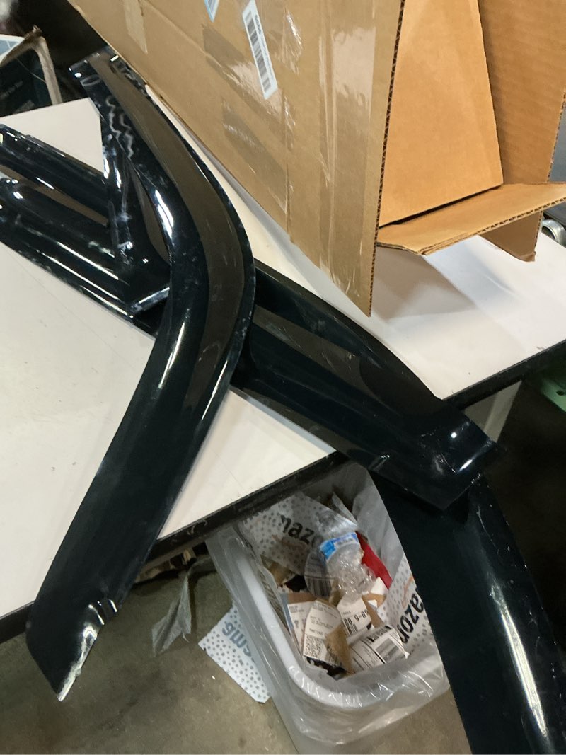 Condition photo showing As Is for auto dynasty 4 pieces tape-on window visors deflector rain guard compatible with 1992-2000 chevy tahoe gmc yukon c/k1500-3500 suburban,acrylic