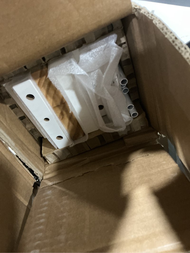 Condition photo showing Good Condition for KLM 4 Tier White Slim Storage Cart with Handle, Slide Out Storage Rolling Utility Cart for Kitchen, Laundry, Narrow Places