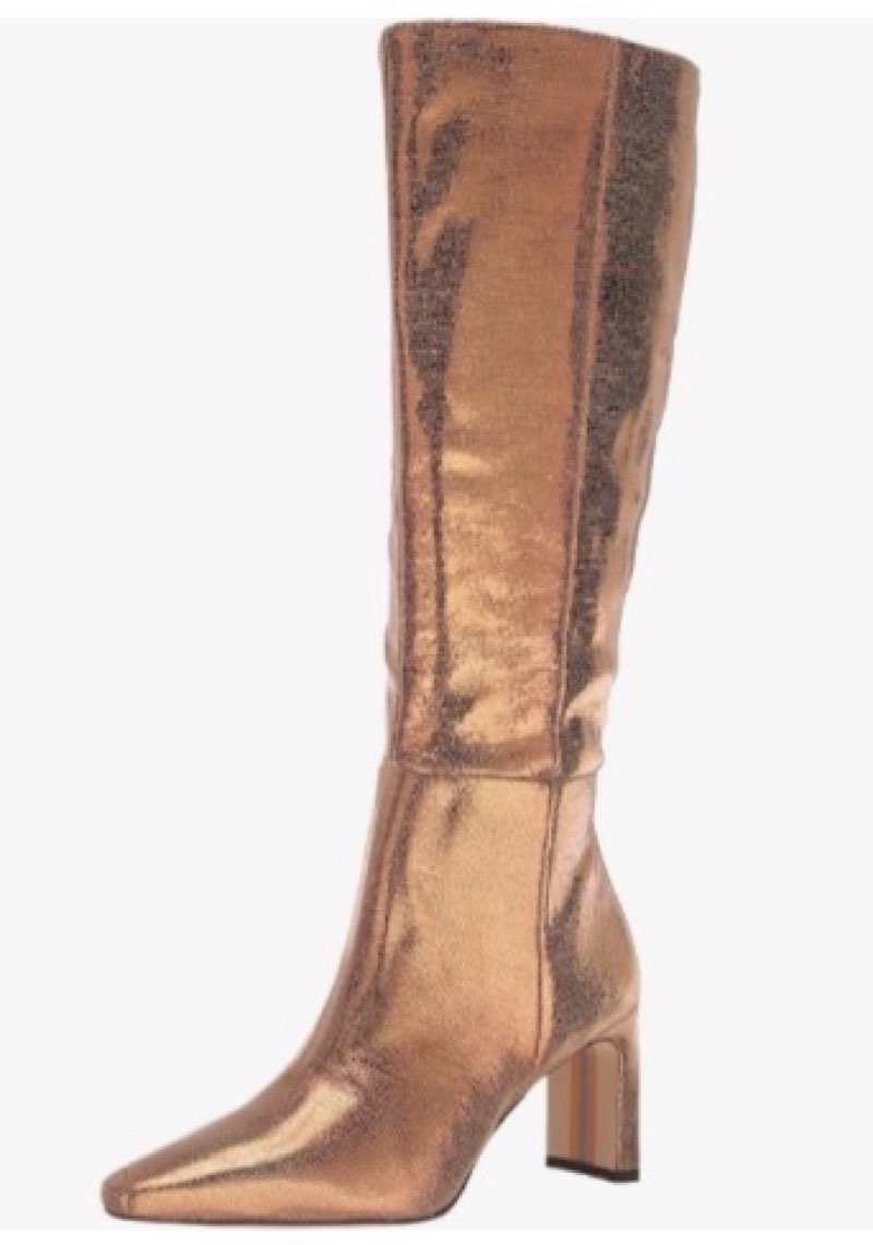 sam edelman sylvia knee high boot deep gold athletic calf 12 medium