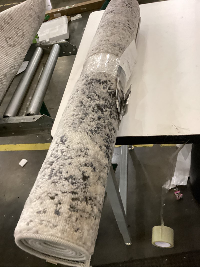 on known size area rug