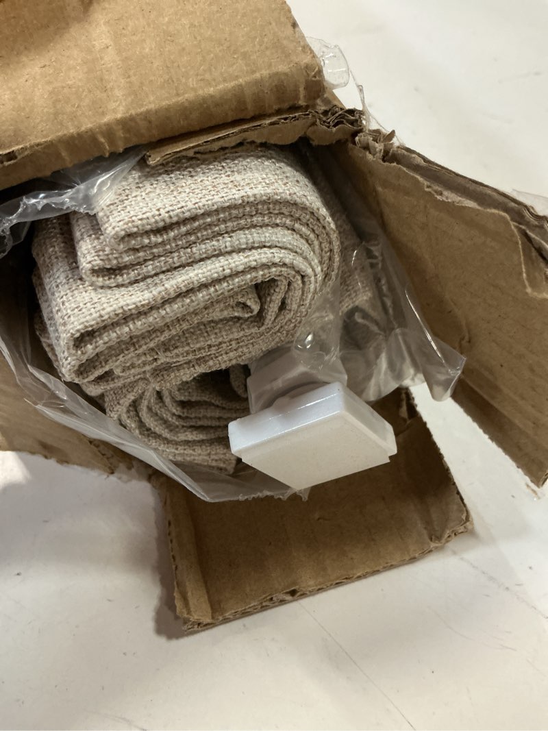 Condition photo showing Good Condition for lazblinds no tools no drill cordless roman shades for windows, blackout thermal insulated uv blocking window blinds, room darkening fabric blinds for indoor windows, 35'' w x 64'' h, beige blackout - beige 35" w × 64" h
