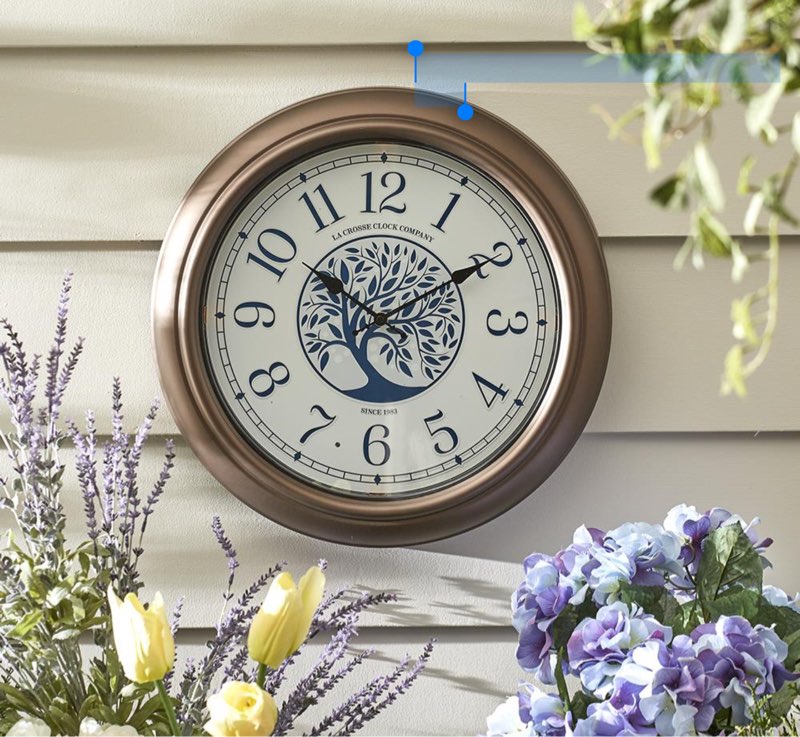 The Tree Of Life Illuminated Outdoor Clock