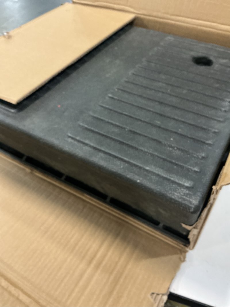 Condition photo showing As Is for 5" Threshold Ramps for Doorways 2pack, Wheelchair Ramp for Home Steps, Curb Ramp for Driveway for Shed, 7000 Lbs Load Capacity for Vehicle Motorcycle Wheelchairs Bikes Trolley Scooter 5''Height 2
