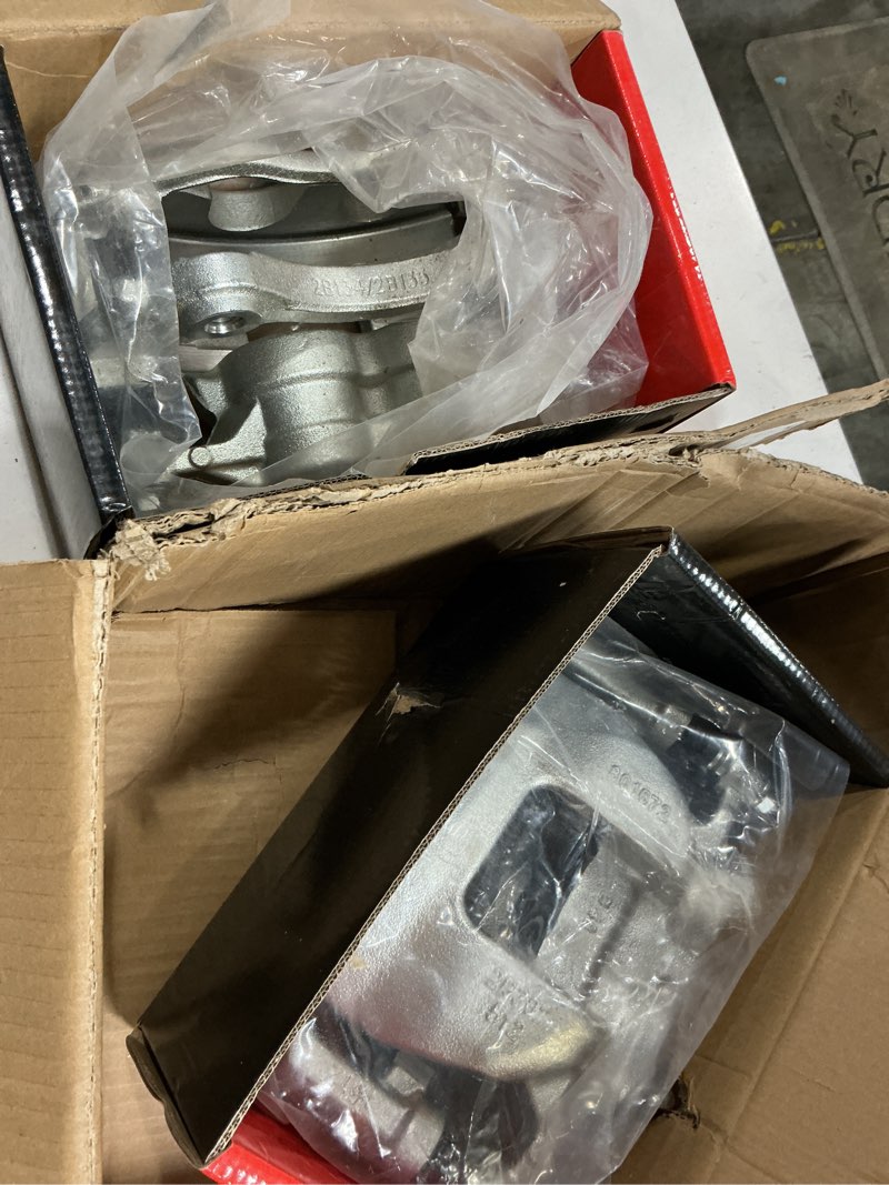 Condition photo showing Good Condition for a-premium front disc brake caliper assembly with bracket compatible with select ford models - transit-150/transit-250/transit-350/transit-350 hd 2015 2016 2017 2018 2019, 3.2l/3.5l/3.7l, 2-pc set