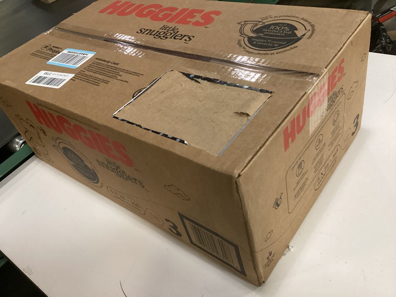 Condition photo showing New/Like New for huggies little snugglers disposable diapers - size 3 - 168ct
