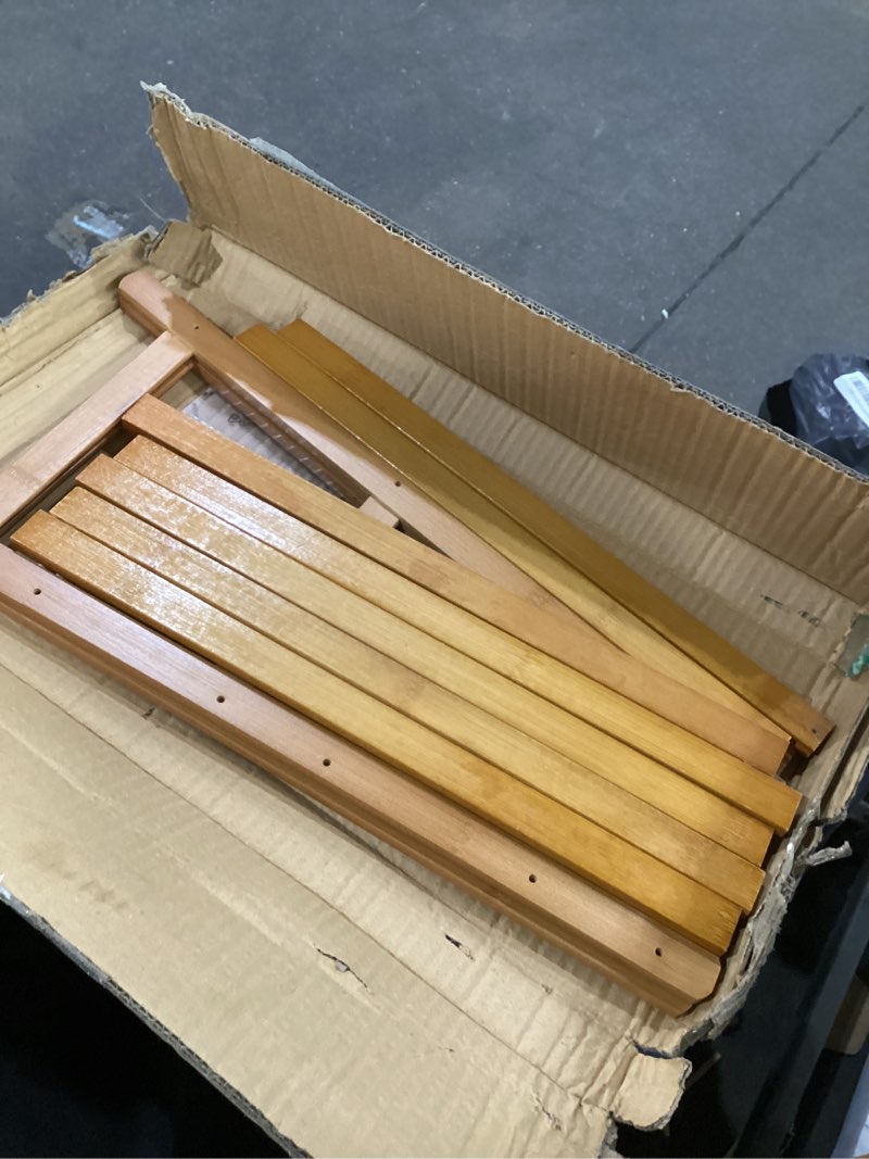 Condition photo showing As Is for mug holder coffee cup holder bamboo mug rack coffee mug tree spice rack mug shelf for countertop