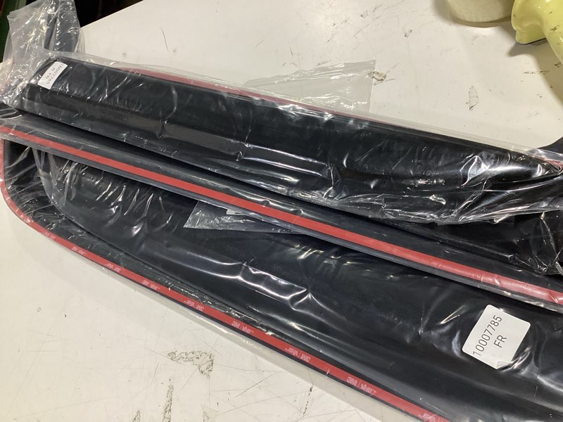Condition photo showing Good Condition for rain guards compatible with 2024-2025 toyota land cruiser lc250 gdj250 trj250, tape-on extra durable side sun rain guard 2024 2025 land cruiser visor deflectors black - 6 pcs fit for toyota land cruiser 2024-2025