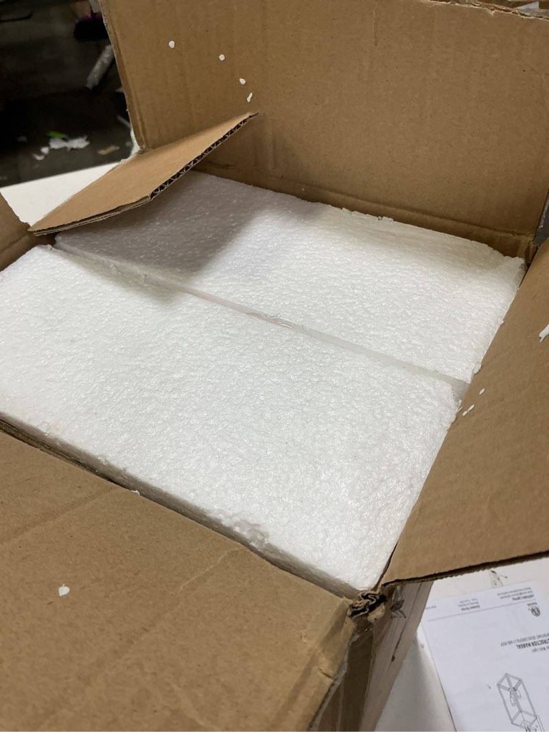 Condition photo showing Good Condition for 18'' Large Dusk to Dawn Outdoor Lighting, Exterior Sensor Outdoor Wall Lights, Industrial Front Porch Light with Clear Glass, Waterproof Matte Black Anti-Rust Outdoor Lights for House Garage Matte Black 18 Inch Dusk to Dawn