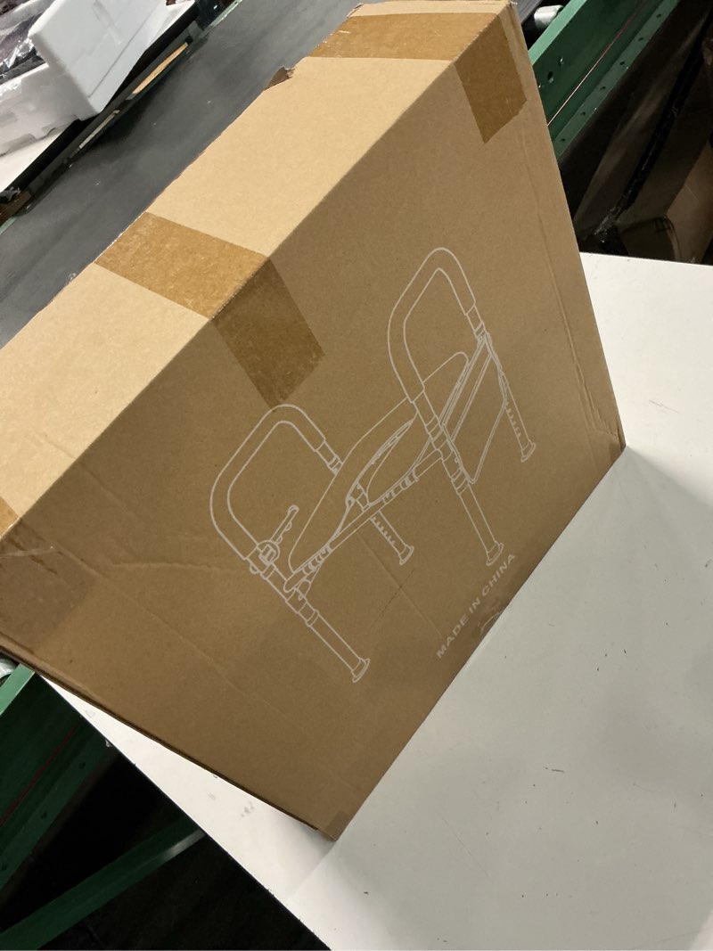 Condition photo showing New/Like New for Similar Medline Backless Shower Chair with Arms - 350 lb. capacity, Bench, Stool, Seat for Elderly, Seniors Independent Adult and Disabled Adults