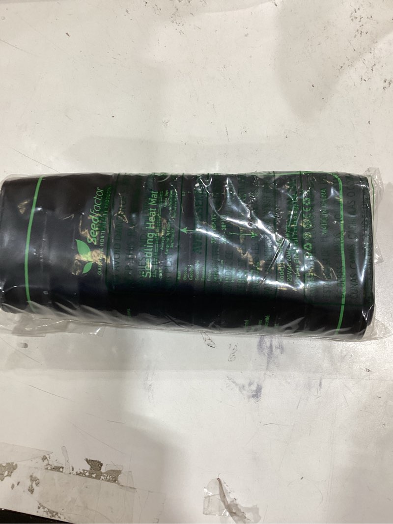 Condition photo showing New/Like New for MET Certified 2 Pack Seedling Heat Mat, Seedfactor Adjustable Temperature Waterproof Durable Germination Station Heat Mat, Warm Hydroponic Heating Pad for Indoor Home Gardening Seed Starter