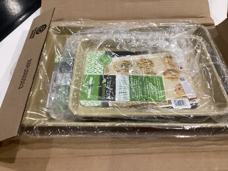 Condition photo showing Good Condition for Nordic Ware Naturals NonStick Half Sheet and Quarter Sheet Set 24 inches Half and Quarter Sheet Pack of 2