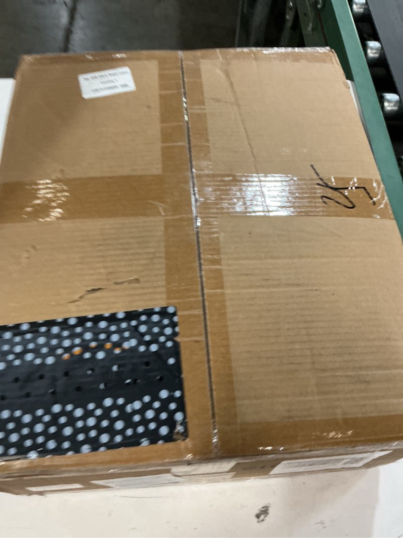 Condition photo showing New/Like New for 8x10 washable area rugs for living room, non slip soft large rugs for bedroom dining room, modern abstract low pile stain resistant carpet for laundry office home decor - dark brown dark brown 8x10