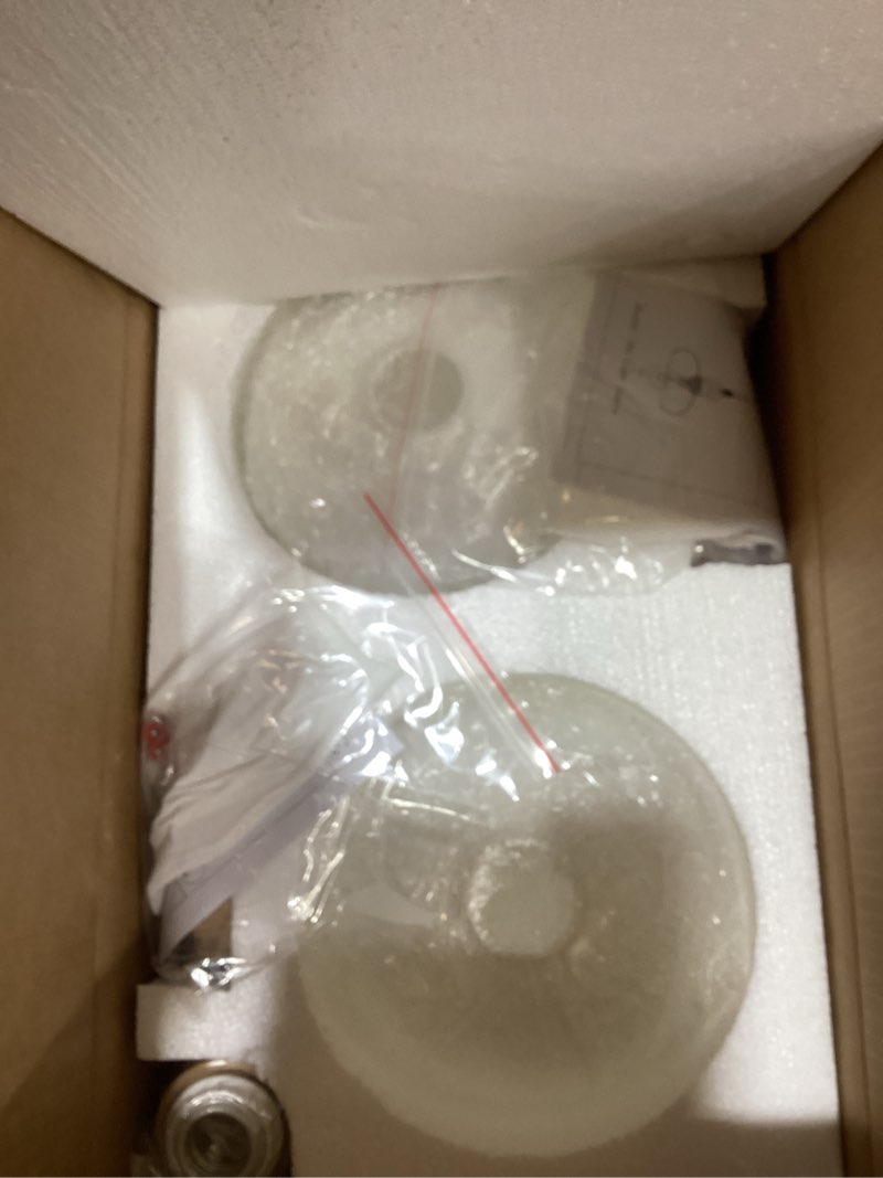 Condition photo showing Good Condition for modern milky glass chandelier, 2-light wood pendant lighting, adjustable chandeliers for kitchen island bedroom dining room, hallway, foyer e26 milky white 2pack