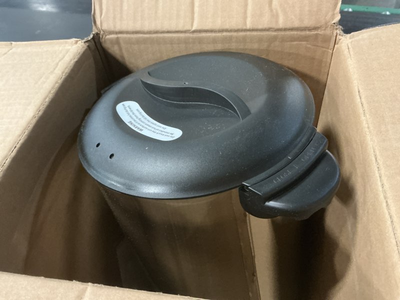 Condition photo showing As Is for VEVOR Insulated Beverage Dispenser, 2.4 Gal/9.2L Stainless Steel Thermal Drink Server with Spigot & Temp Display, Suitable for Hot and Cold Drinks, for Tea Coffee Water in Cafes & Restaurants, Silver 2.4 Gal (1 Pack)