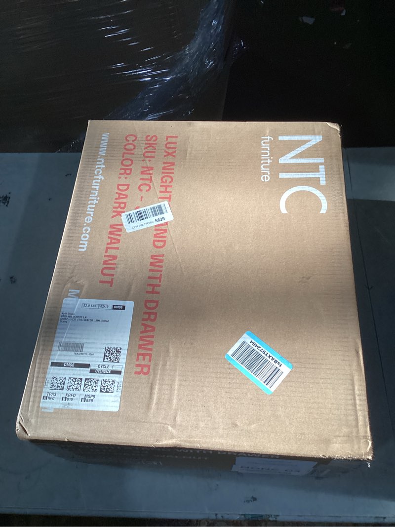 ntc lux solid wood nightstand with drawer, mid century modern side table bedroom, bedside furniture,