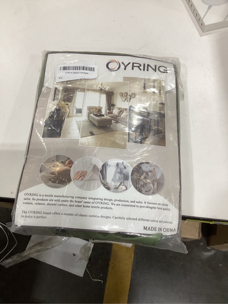 Condition photo showing Good Condition for Blackout valances for Windows Energy Efficient Rod Pocket Curtain Valance for Living Room Kitchen and Bedroom Moss Green (39 x 20 Inch, 1 Panel) Moss Green 39"W x 20"L (Pack of 1)