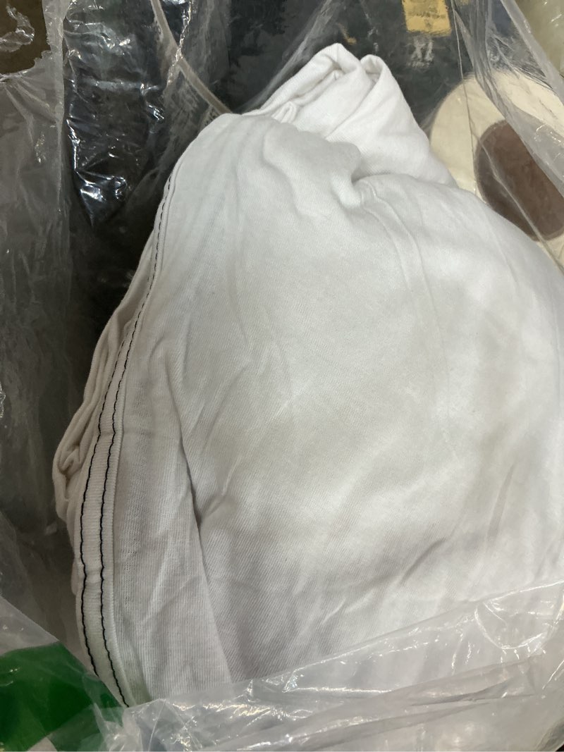 Condition photo showing As Is for 2 pack hospital bed sheet - soft jersey twin fitted sheets - knitted fitted hospital bed sheets (2, 36"x84"x16") 2 pack (36'' x 84'' x 16'')