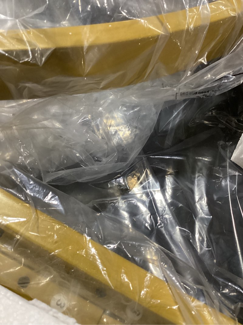 Condition photo showing Good Condition for tribesigns executive desk, 63” w x 31.5” d large office desk, modern computer desk conference table meeting room table, business furniture for home office, black and gold