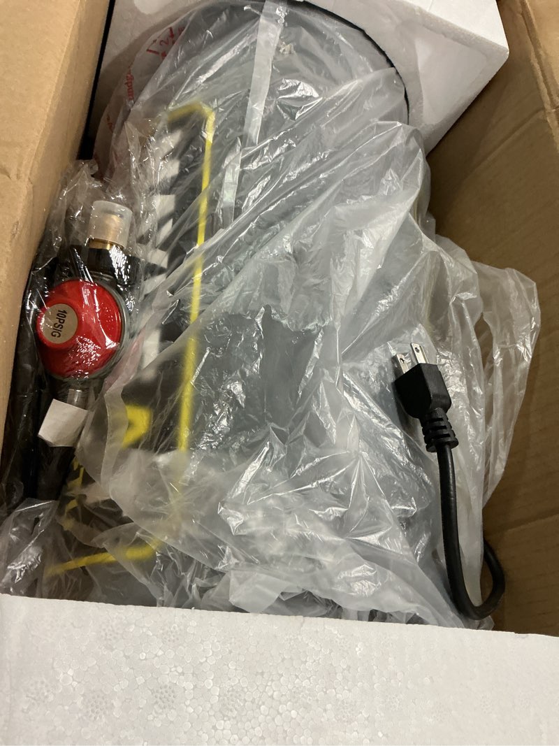 Condition photo showing Good Condition for InoKraft Maxheat MH125 125,000 BTU Forced Air Propane Heater, Auto 25-95F On/OFF Control, Portable Garage/Shop Heater for Garages, Job Sites - 10ft Hose 125,000BTU with thermostat