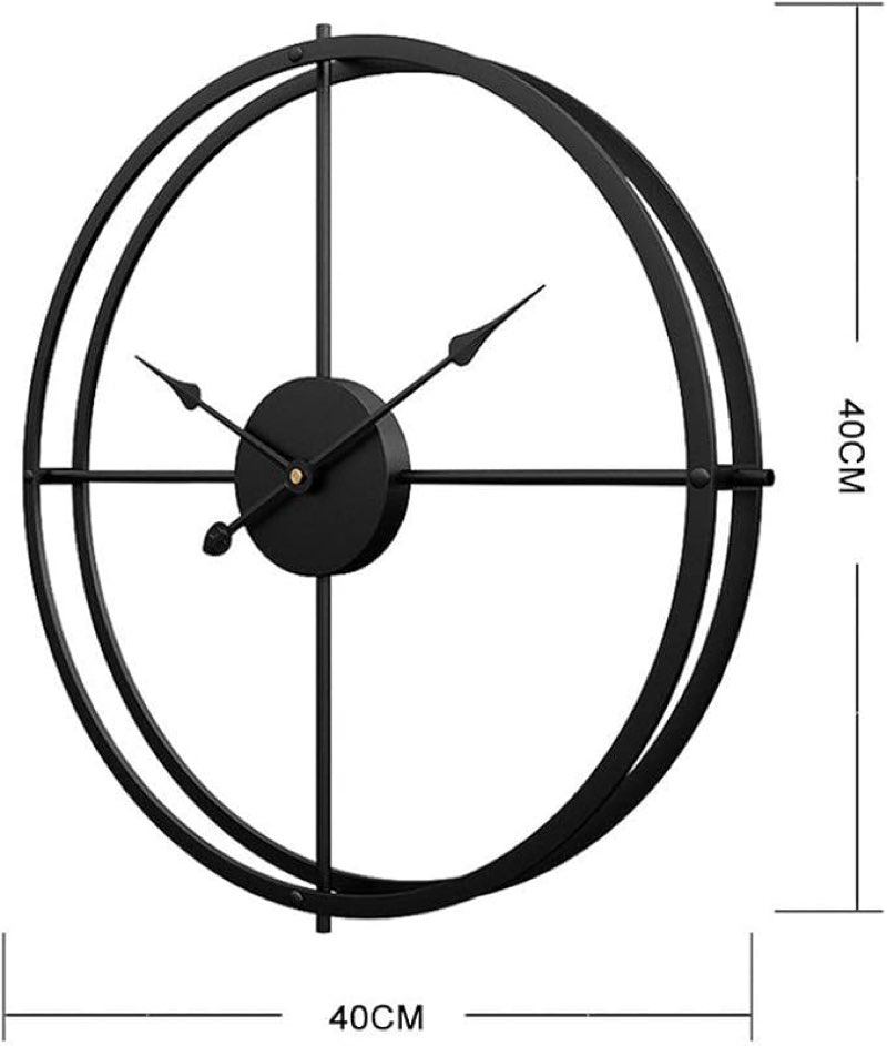 wall clocks large silent wall clock modern design clocks home decor office european style hanging wall watch timer clocks modern design 40cm (gold)
