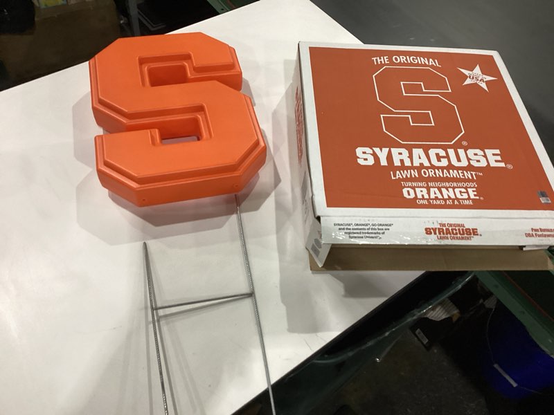 Condition photo showing New/Like New for Fanlawnaments The Original Syracuse Lawn Ornament (Amazon)