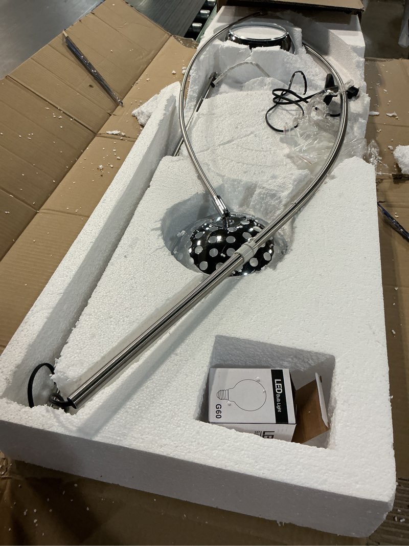 Condition photo showing As Is for Similar Modern Minimalist 80 \\\"Cur..justable Brightness (F-04)