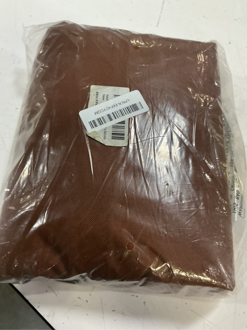 Condition photo showing Good Condition for nettypro fire pit cover rectangular waterproof outdoor firepit cover for gas propane fire pit table rectangle, 54 x 28 x 24 inch, brown 54 x 28 x 24 inch brown