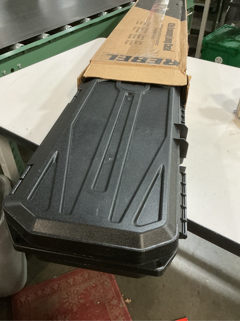 Condition photo showing Good Condition for Condition 1 42” Economy Single Scope Hard Gun Carrying Case Model 210 with Foam, Long Storage Case, Lockable TSA Friendly, Water Resistant, Made in USA, 42.03"x10.50"x3.81" Black