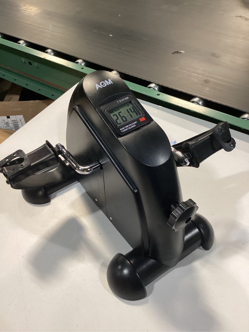 Condition photo showing As Is for Mini Exercise Bike, AGM Under Desk Bike Pedal Exerciser Foot Cycle Arm & Leg Pedal Exerciser with LCD Screen Displays 1-Black